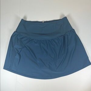 Raisins Curve Women's Blue Teal Swimsuit Skort Sz 20W Excellent Condition